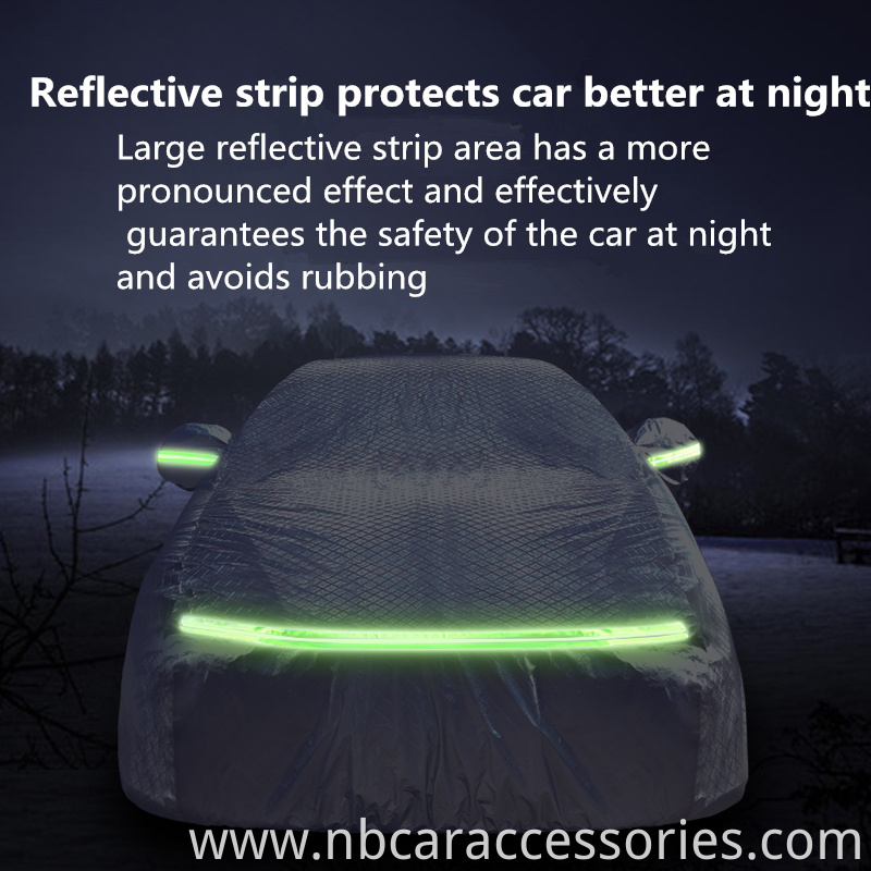 180gsm nylon stretchable tailored anti-scratch elastic mobile car cover